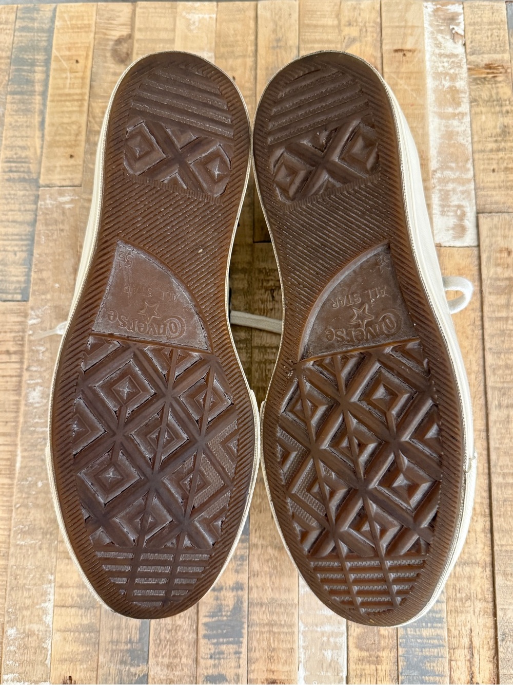 Converse Womens Leopard-Print Platform Low-Top Sneakers in Brown and Black - Picture 5 of 9